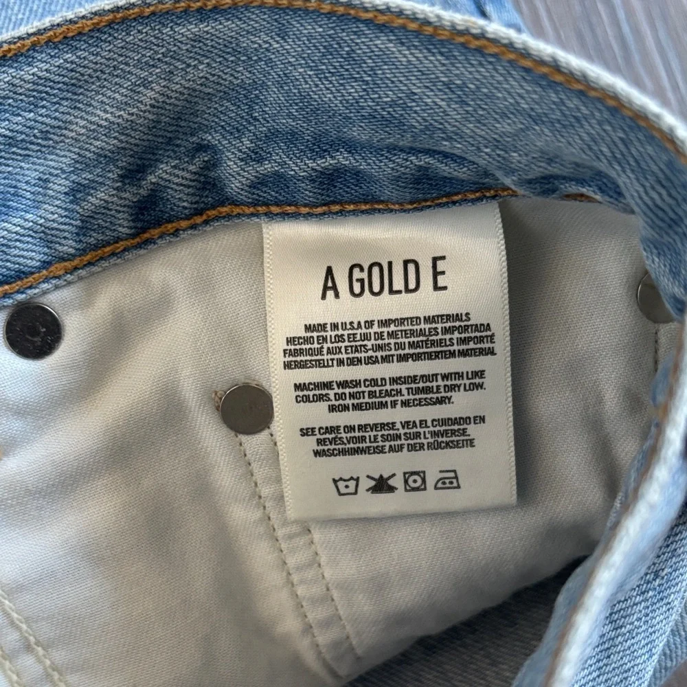Agolde Criss Cross Straight Jeans - Picture 6 of 7